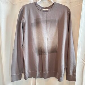 Vestige Mens XL Organic Cotton Sweatshirt Shadow Layers Gray Gorpcore USA 20076